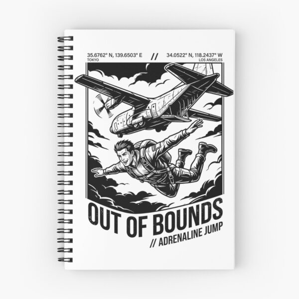 Item preview, Out Of Bounds // Adrenaline Skydiving Streetwear Tee designed and sold by OutOfBounds-17.