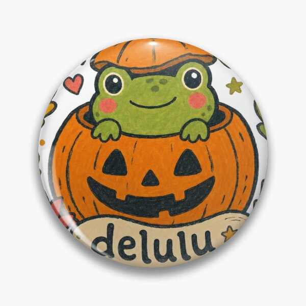 Item preview, Delulu Spooky Season Frog designed and sold by VisualArtsOasis.