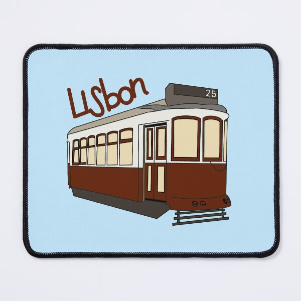 Item preview, Lisbon, Portugal Red Tram 25 designed and sold by The Touristy Tourists.