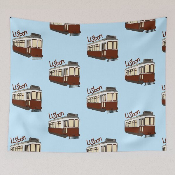 Item preview, Lisbon, Portugal Red Tram 25 designed and sold by The Touristy Tourists.