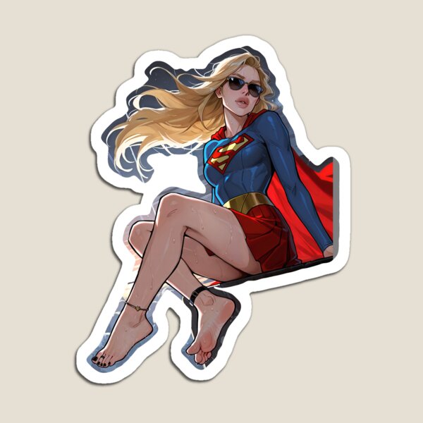 Item preview, Girl of Steel Feet Supergirl designed and sold by Futfrk53.