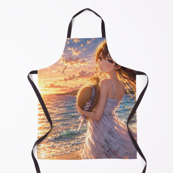 Item preview,  Golden Summer Sunset Anime Beauty designed and sold by konkapo00.