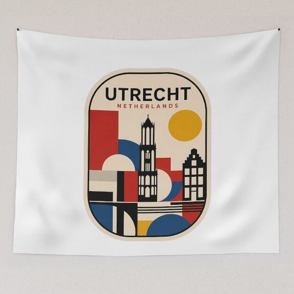 Item preview, Utrecht Netherlands Dom Tower Geometric Abstract designed and sold by k3rstman1.
