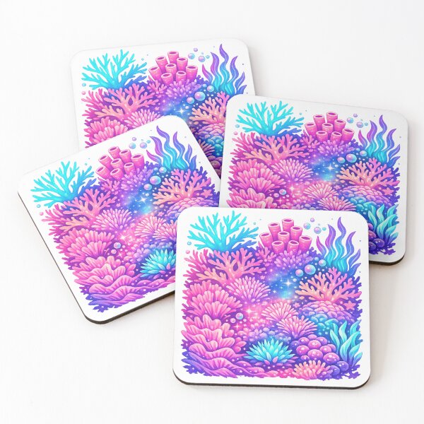 Item preview, Vaporwave Coral Reef designed and sold by FunnyTshirtGuy.