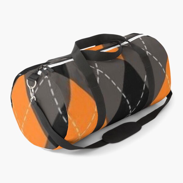 Item preview, Spooky Halloween Argyle Pattern Orange and Black Preppy Plaid designed and sold by LYAN-STORE.