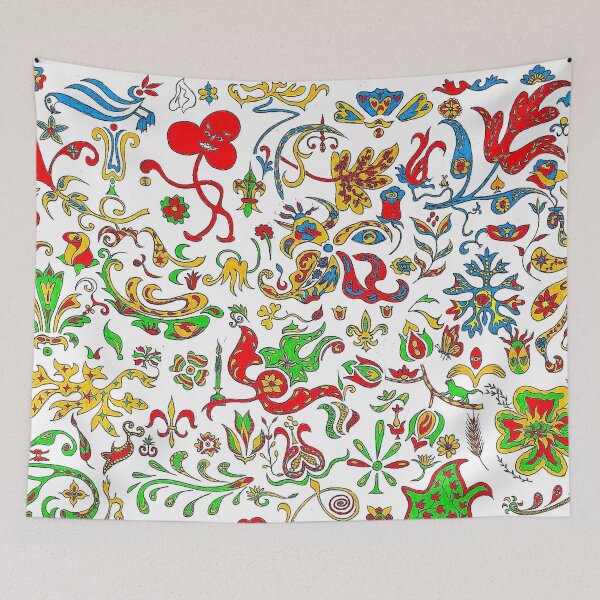 Item preview, Floral pattern (version 3) designed and sold by ales-panz.