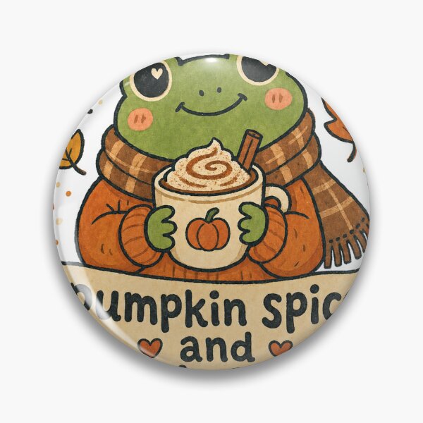 Item preview, Pumpkin Spice and Delusion Frog designed and sold by VisualArtsOasis.
