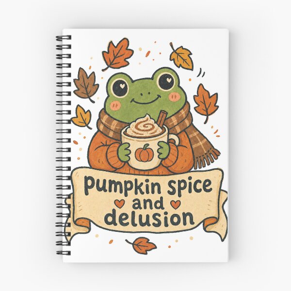 Item preview, Pumpkin Spice and Delusion Frog designed and sold by VisualArtsOasis.