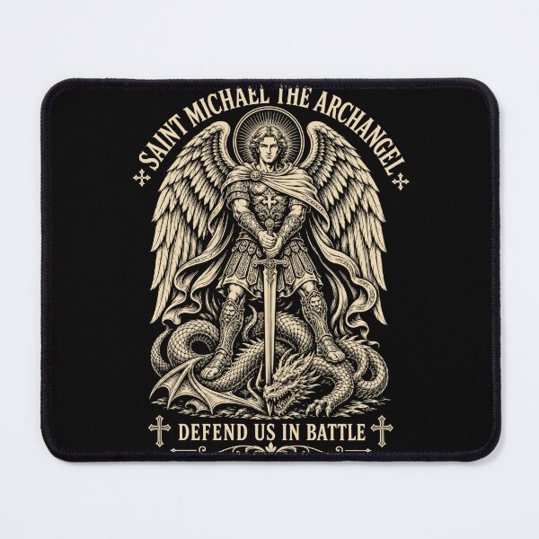 Item preview, Saint Michael Defend Us In Battle designed and sold by Corbzart.