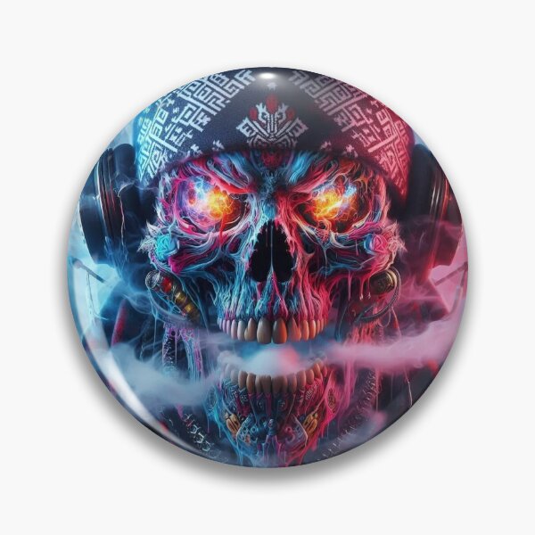 Item preview, Inferno Beats Skull – Cyber Street Fire designed and sold by BlueB420.