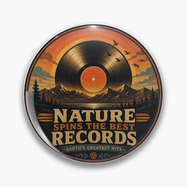 Item preview, Nature Spins the Best Records | Vinyl Nature Art designed and sold by NatureHarmony16.