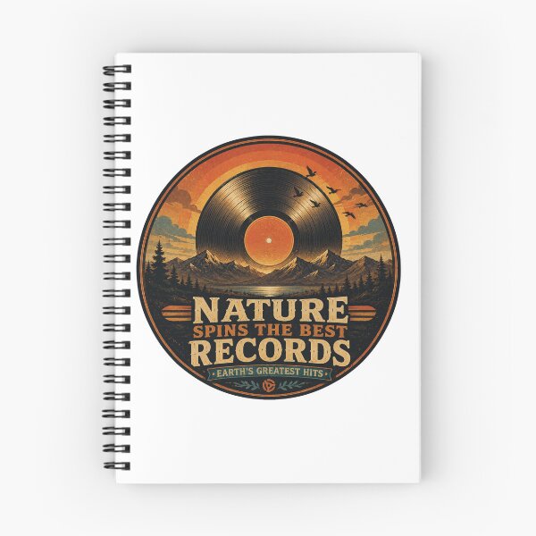 Item preview, Nature Spins the Best Records | Vinyl Nature Art designed and sold by NatureHarmony16.