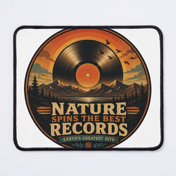 Item preview, Nature Spins the Best Records | Vinyl Nature Art designed and sold by NatureHarmony16.