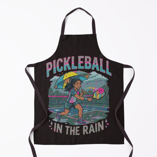 Item preview, Pickleball In The Rain | Dedicated Female Player Colorful Graphic designed and sold by Jen.Lou.