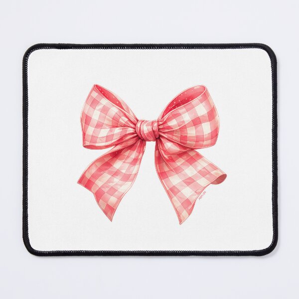 Item preview, Vibrant Hot Pink Gingham Check Ribbon Bow designed and sold by AZA-20.