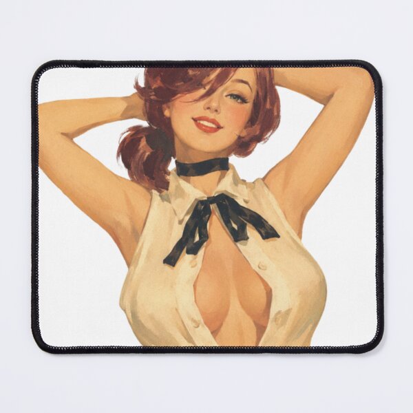Item preview, Anime Office Pinup – Retro Manga Inspired Vintage Art designed and sold by Cosplayvintage.