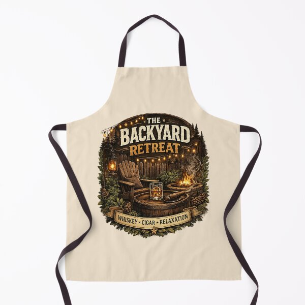 Item preview, Backyard Retreat Whiskey Cigar Relaxation designed and sold by ElisaTurcotte.