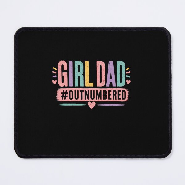 Item preview, Girl Dad #Outnumbered Father Daughter Dad Life designed and sold by RetroMini2026.