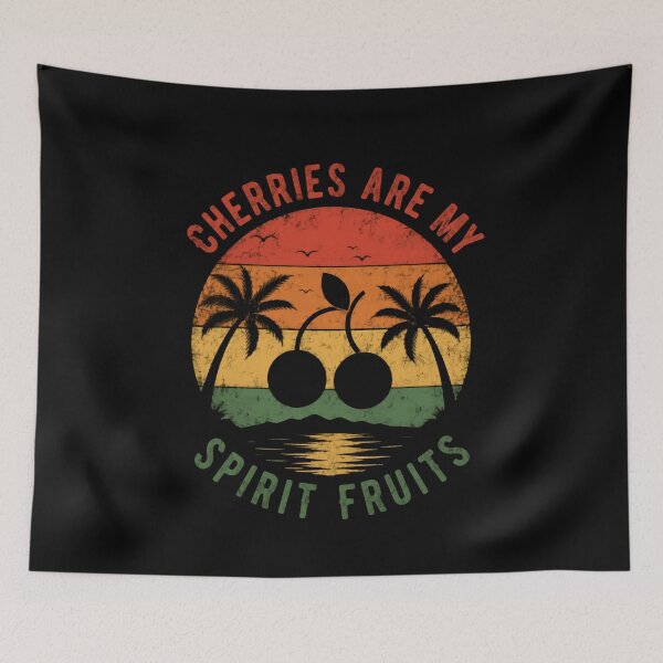 Item preview, Cherries Are My Spirit Fruits Cherry Lover Summer Vacation designed and sold by JonesFlora2025.