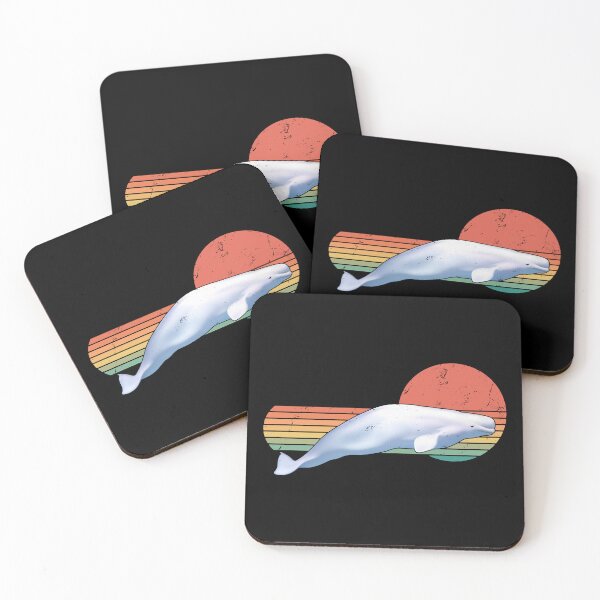 Artikelvorschau, Belugawal Retro Sunset entworfen und verkauft von NicGrayGraphic.