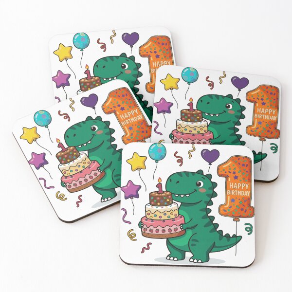 Item preview, One Saurus green T-rex 1st birthday gift toddler dino lover designed and sold by Tronstell.