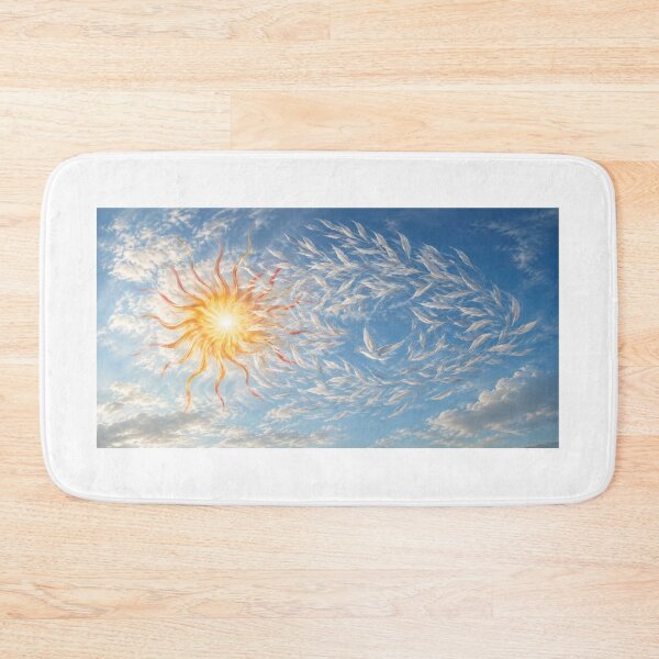Item preview, Willow leaves flying in the sky (version 1) designed and sold by ales-panz.