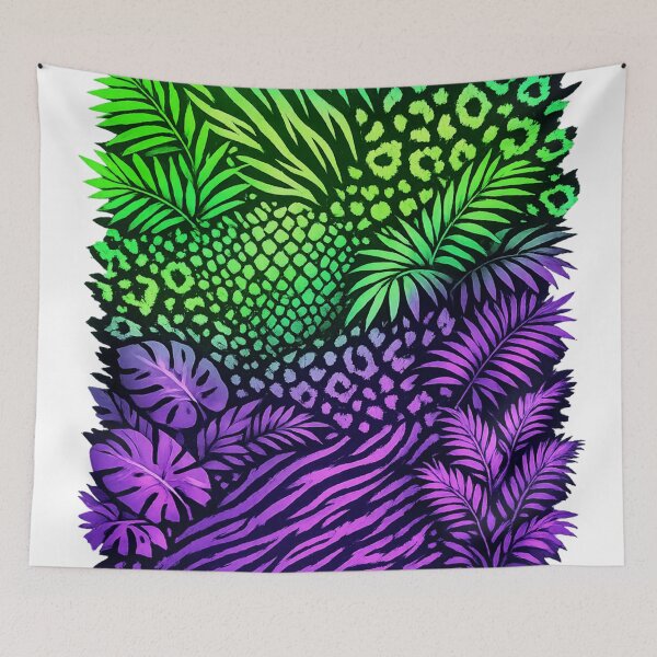 Item preview, Neon Jungle Fade designed and sold by FunnyTshirtGuy.