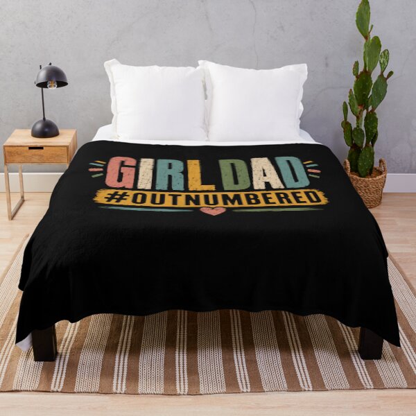 Item preview, Girl Dad #Outnumbered Father Daughter Parenthood designed and sold by RetroMini2026.