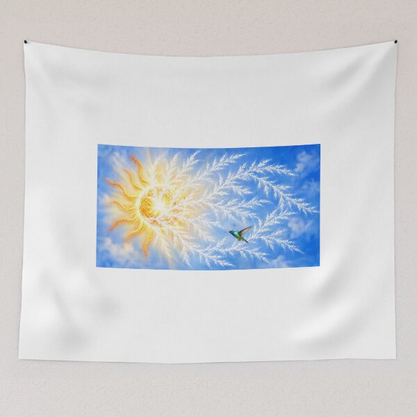 Item preview, Willow leaves flying in the sky (version 2) designed and sold by ales-panz.