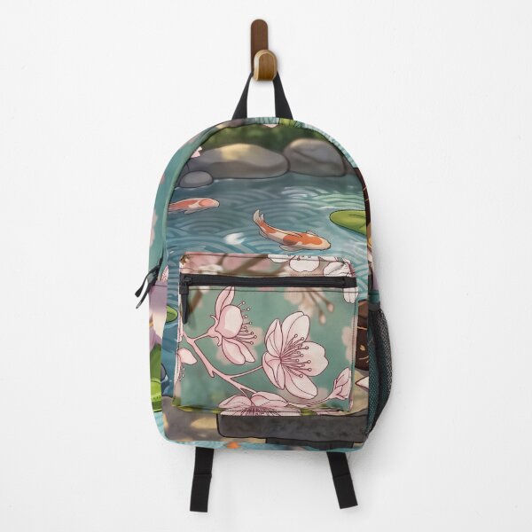 Item preview, Japanese Spring Zen Pond: Sakura, Koi Fish & Matcha Tea Ceremony designed and sold by hattie's.