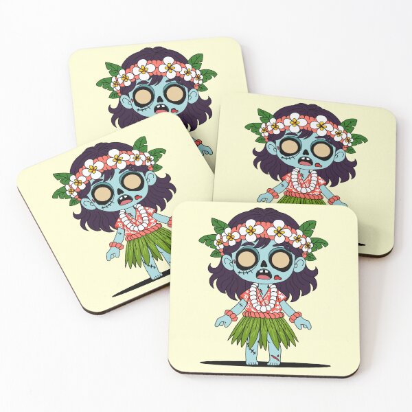 Item preview, Cute Zombie Hawaiian Girl designed and sold by HRSCreates.