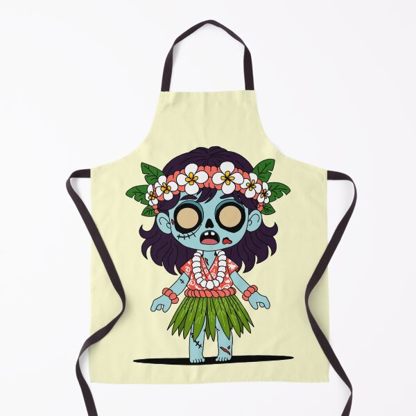 Item preview, Cute Zombie Hawaiian Girl designed and sold by HRSCreates.