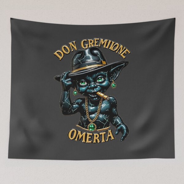 Item preview, Don Gremilone - Omerta Code of Silence (Shadow Edition) Wall Art 01 designed and sold by Shift-Bloom.