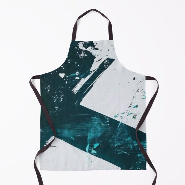 Item preview, Cyberpunk Industrial Grunge Abstract Techwear Cyan and Black Glitch designed and sold by LYAN-STORE.