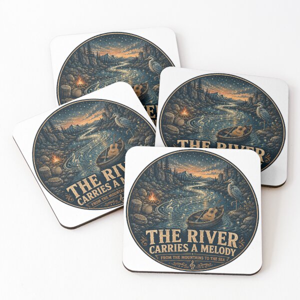 Item preview, The River Carries a Melody | River Music Landscape designed and sold by NatureHarmony16.