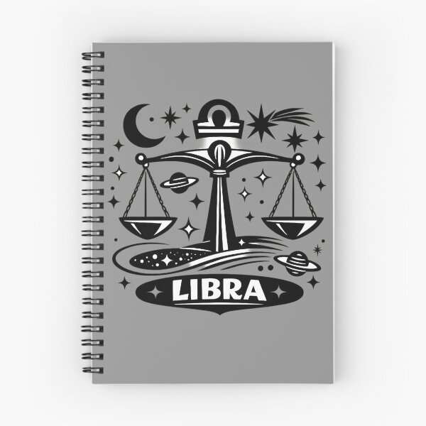 Item preview, Libra Cosmic Mid‑Century Zodiac Art designed and sold by FilBlue.