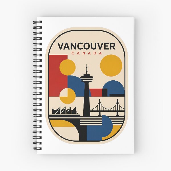 Item preview, Vancouver Canada Retro Geometric City Skyline designed and sold by k3rstman1.