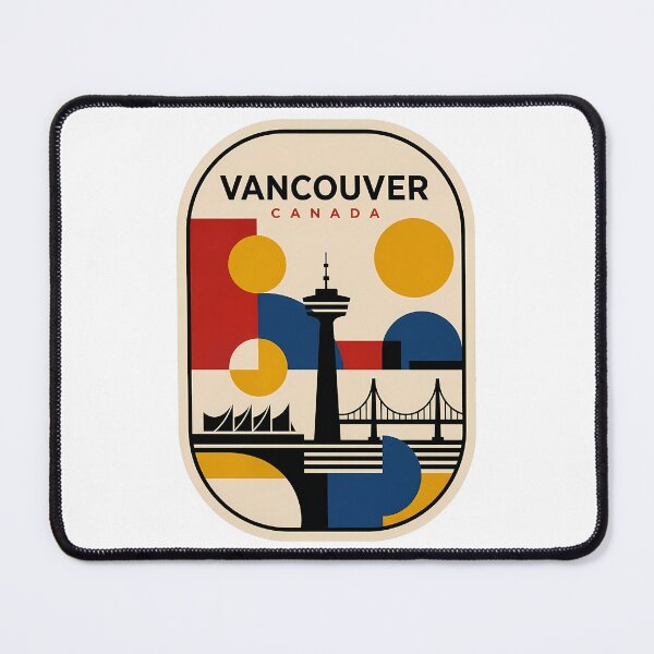 Item preview, Vancouver Canada Retro Geometric City Skyline designed and sold by k3rstman1.