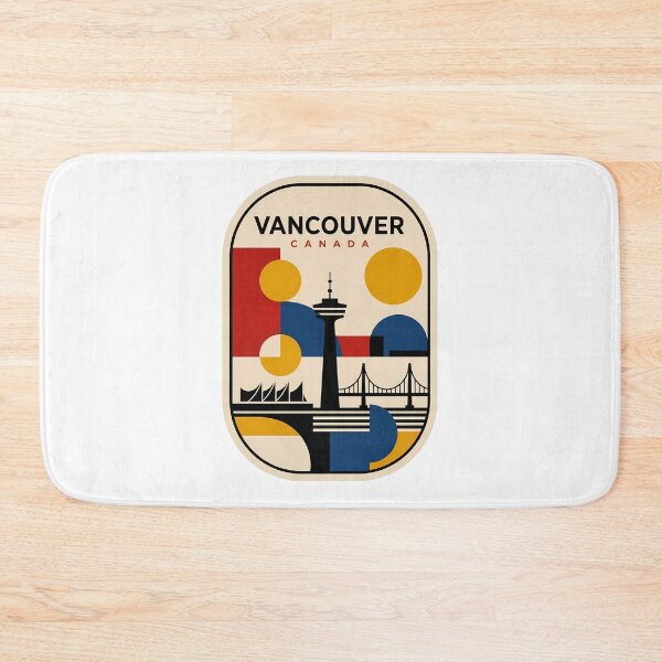 Item preview, Vancouver Canada Retro Geometric City Skyline designed and sold by k3rstman1.