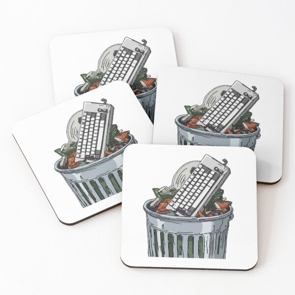 Item preview, Keyboard in trash can designed and sold by angelicamstore.