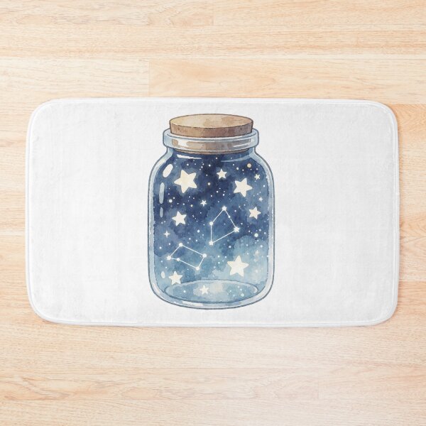 Item preview, Jar of Stars Sticker | Celestial Fantasy Art designed and sold by AillustriaAK.