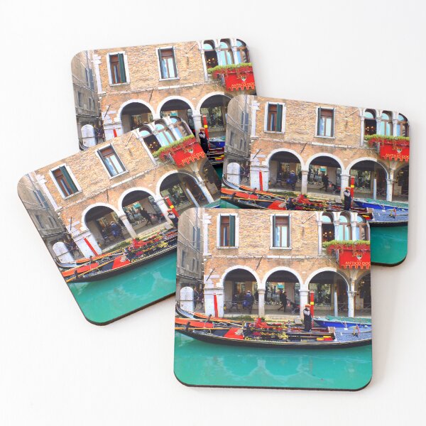 Item preview, Gondoliers rowing on a canal designed and sold by PainterFlipper.