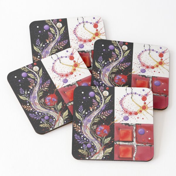 Item preview, rhythm of the spheres botanical colorful geometric abstract design designed and sold by SmashingDeals.