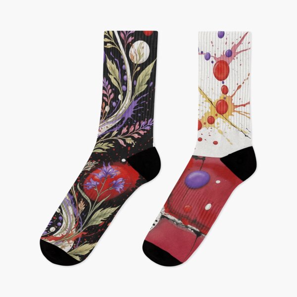 Item preview, rhythm of the spheres botanical colorful geometric abstract design designed and sold by SmashingDeals.