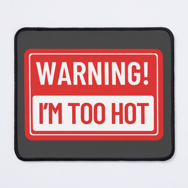 Item preview, Warning I'm Too Hot Funny Road Sign T-Shirt Sarcastic Confidence Gift Tee designed and sold by oonproducts.