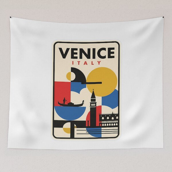 Item preview, Retro Venice Italy Geometric Mid Century Modern designed and sold by k3rstman1.