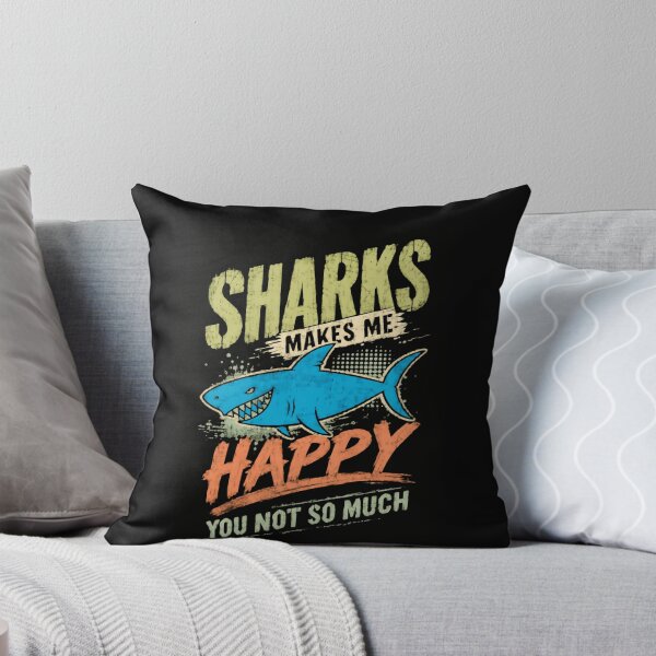 Item preview, Sharks Makes Me Happy You Not So Much Shark Lover Ocean Enthusiast Marine Life designed and sold by JonesFlora2025.