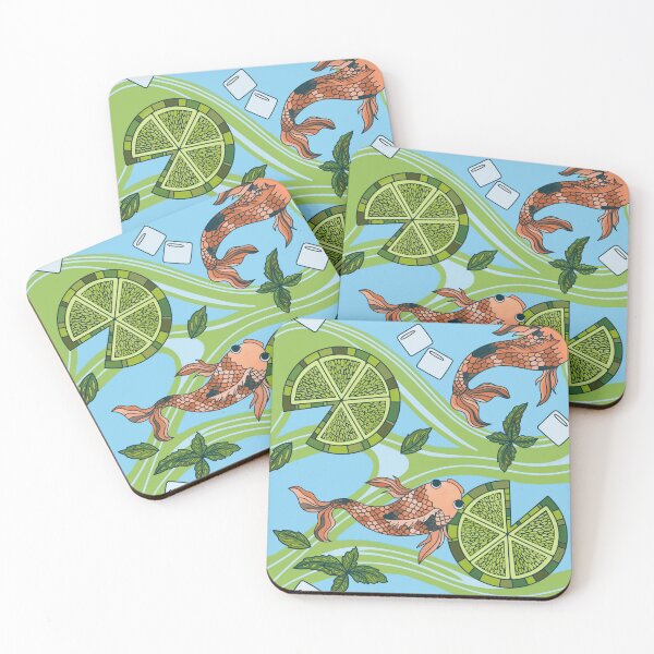 Item preview, Mojito Koi en verde designed and sold by Rjoodles.