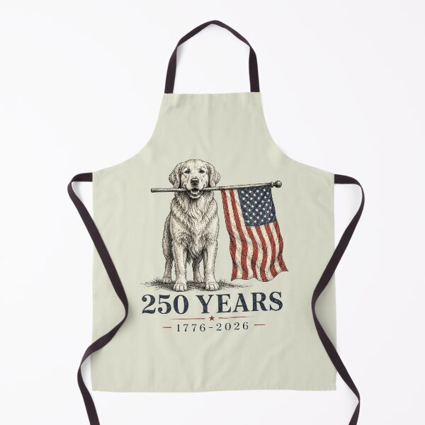 Item preview, Vintage Golden Retriever Patriotic Dog 250 Years 1776 2026 2 designed and sold by Schroedingerska.