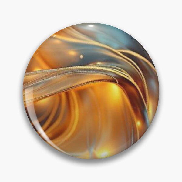 Item preview, Luxury Teal and Gold Liquid Glass Waves Abstract Fluid Amber Glow designed and sold by LYAN-STORE.
